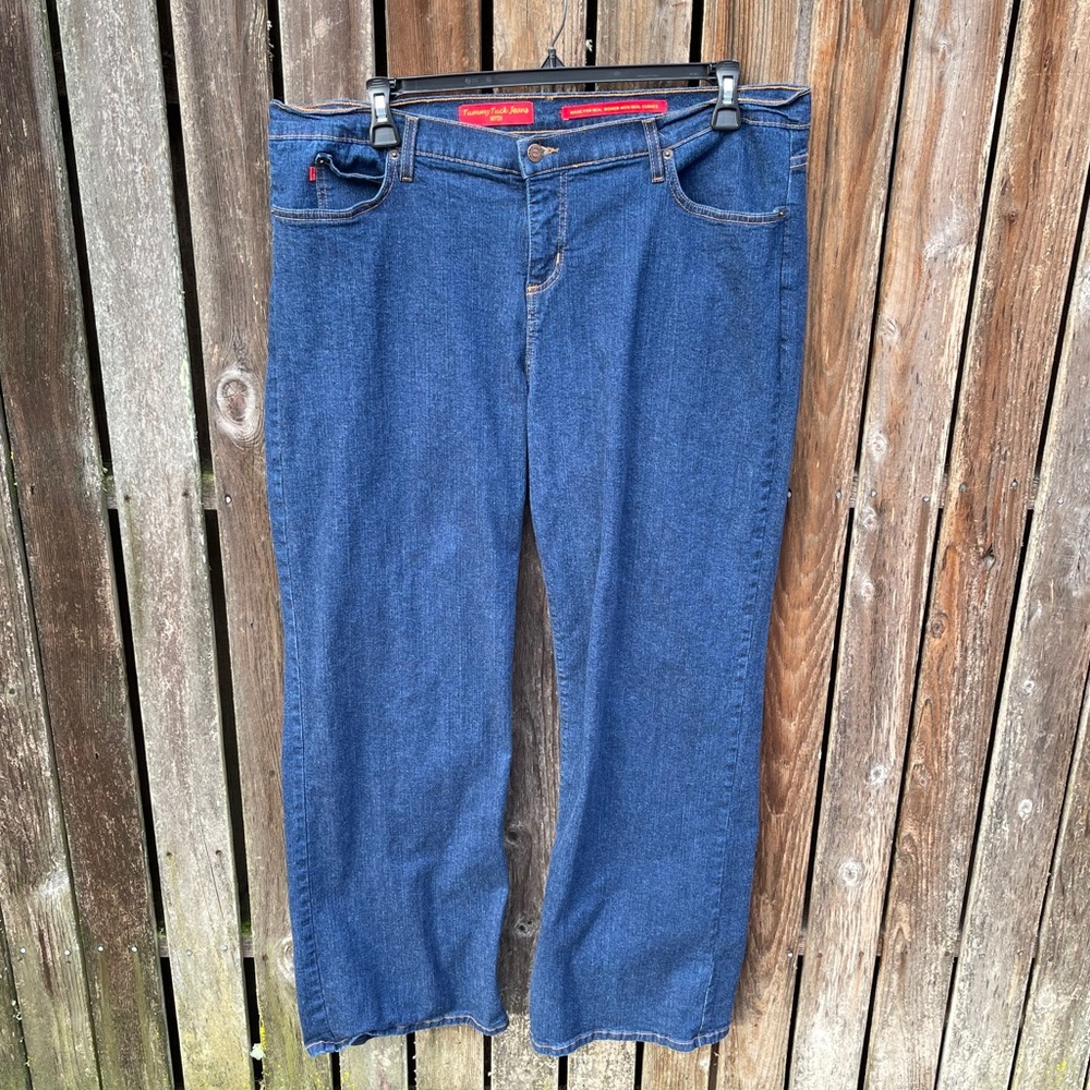 NYDJ Dark Blue Straight Leg Jeans